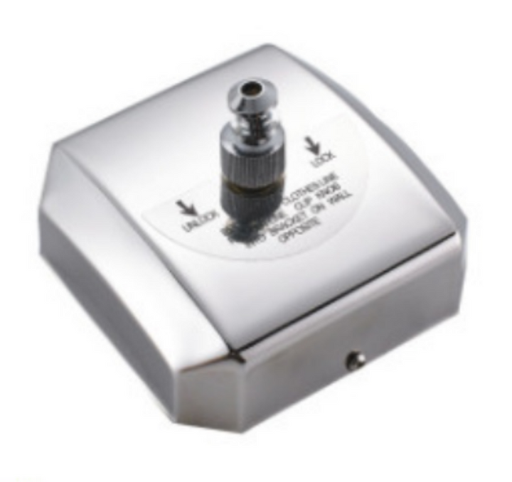 Skanto | Punch-free utvidbar 2,8 m klessnor i rustfritt stål med 180° fri installasjon & rustfritt stål seil, korrosjonsbestandig, rustfri, forhindrer fall, for hjemme & reise