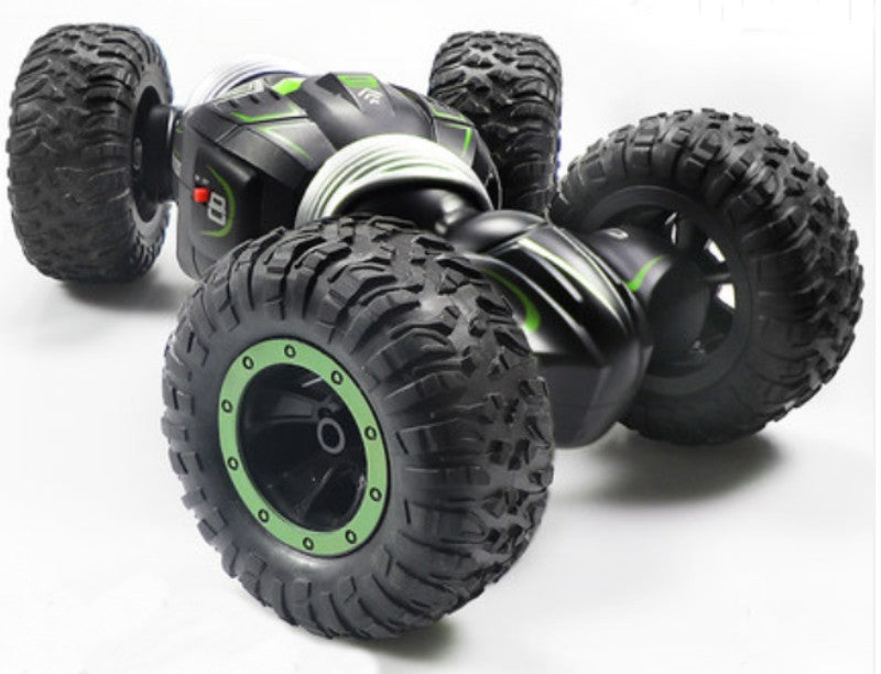 Skanto | Oppladbar 4WD Stunt Off-road Fjernstyrt Bil med Litiumbatteri, Gummivakuumdekk, Egnet for Kjøring på Ulike Ujevn Vei, for Voksne og Barn