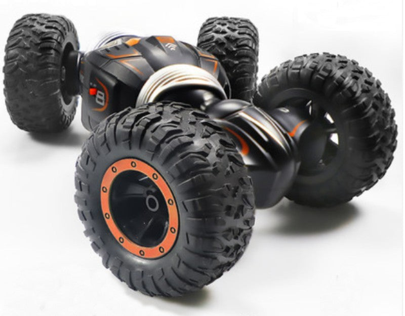 Skanto | Oppladbar 4WD Stunt Off-road Fjernstyrt Bil med Litiumbatteri, Gummivakuumdekk, Egnet for Kjøring på Ulike Ujevn Vei, for Voksne og Barn