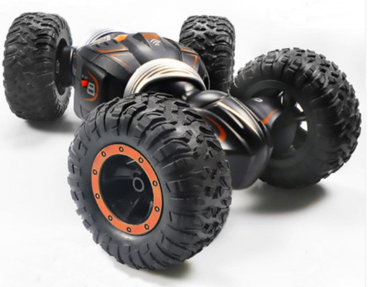Skanto | Oppladbar 4WD Stunt Off-road Fjernstyrt Bil med Litiumbatteri, Gummivakuumdekk, Egnet for Kjøring på Ulike Ujevn Vei, for Voksne og Barn