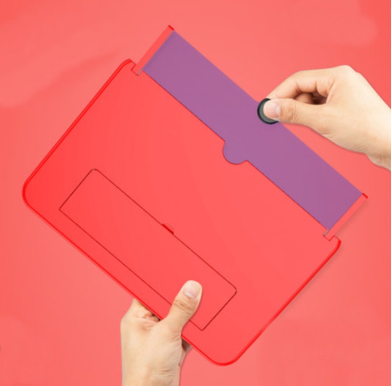 Skanto | 12" Sammenleggbar Smarttelefon Skjermforsterker Projektor, med Anti Blått Lys, Stor Skjerm, Passer for å Se Filmvideoer på Alle Smarttelefoner