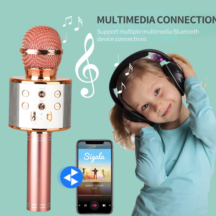 Skanto | Oppladbar trådløs Bluetooth karaoke mikrofon