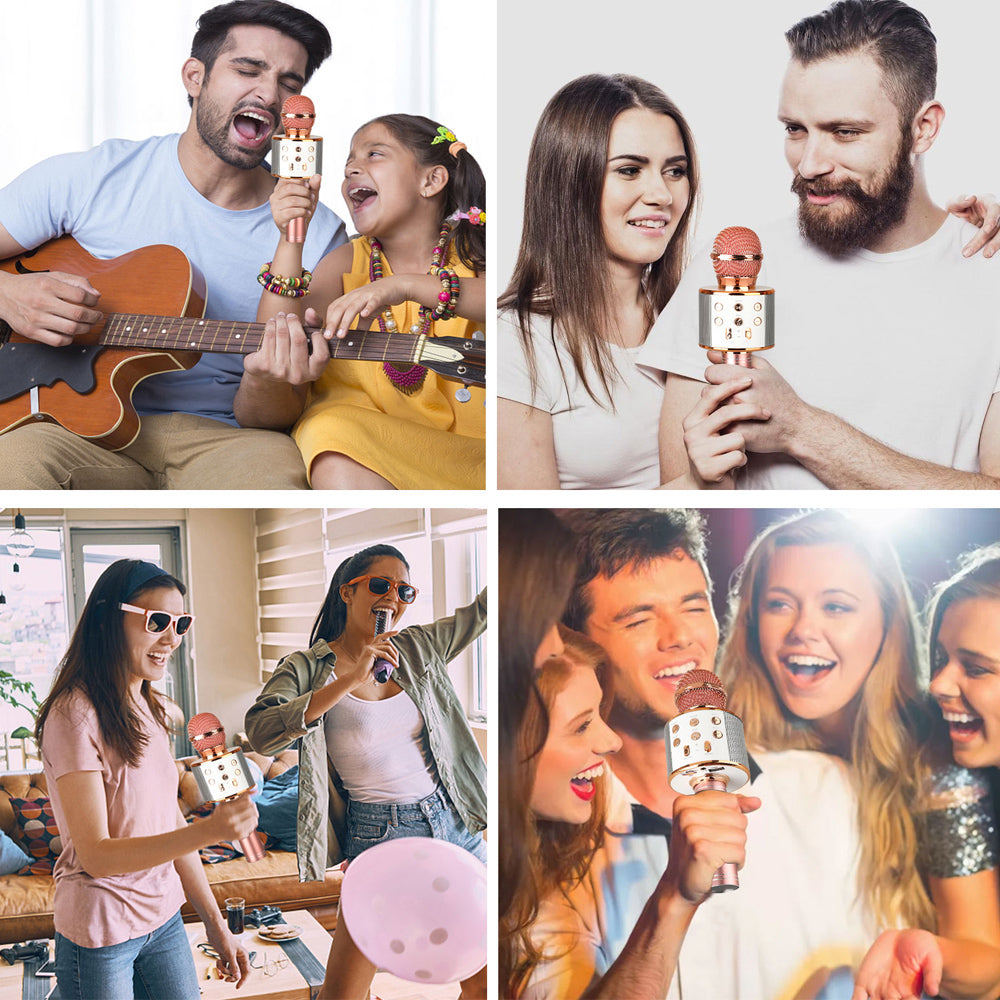 Skanto | Oppladbar trådløs Bluetooth karaoke-mikrofon