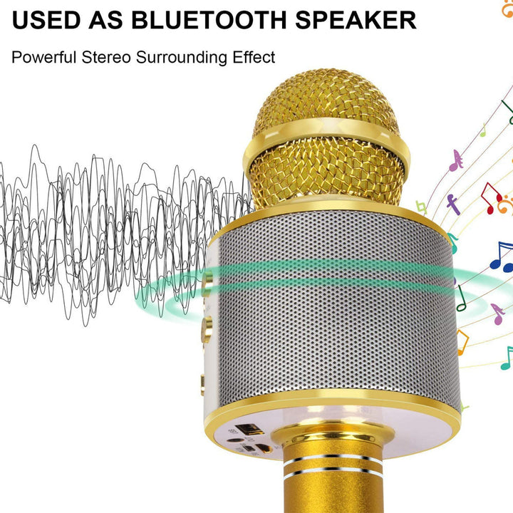 Skanto | Oppladbar trådløs Bluetooth karaoke mikrofon