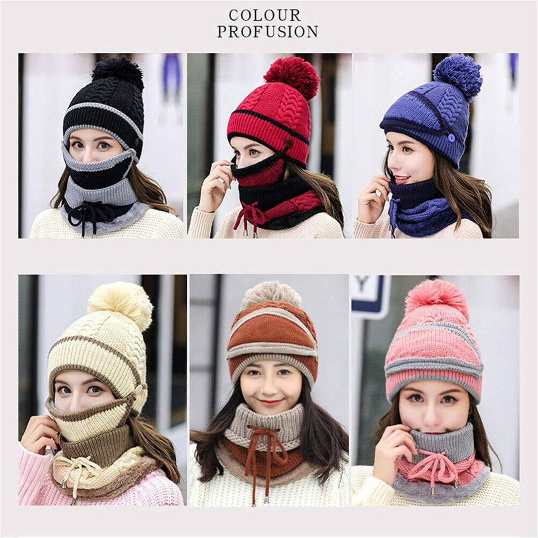 2022 Ny 3 i 1 Vinter Beanie Sett | Skanto