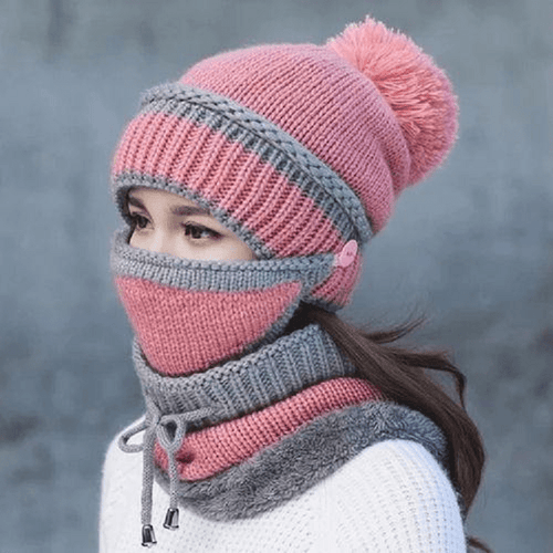 2022 Ny 3 i 1 Vinter Beanie Sett | Skanto