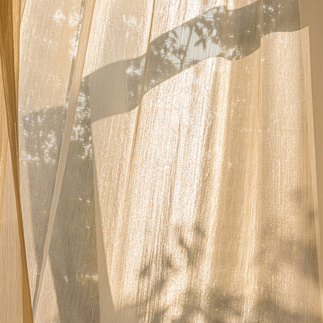 Transparente Linse Gardiner, Lyse og Moderne for Stue | Skanto