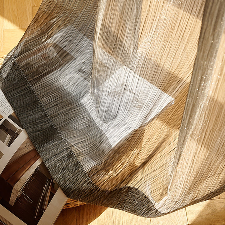 Transparente Linse Gardiner, Lyse og Moderne for Stue | Skanto