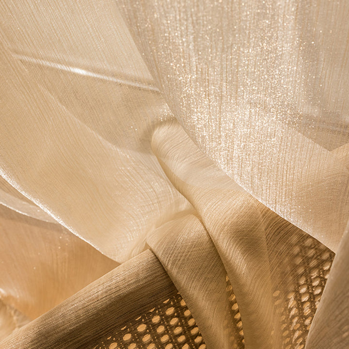 Transparente Linse Gardiner, Lyse og Moderne for Stue | Skanto