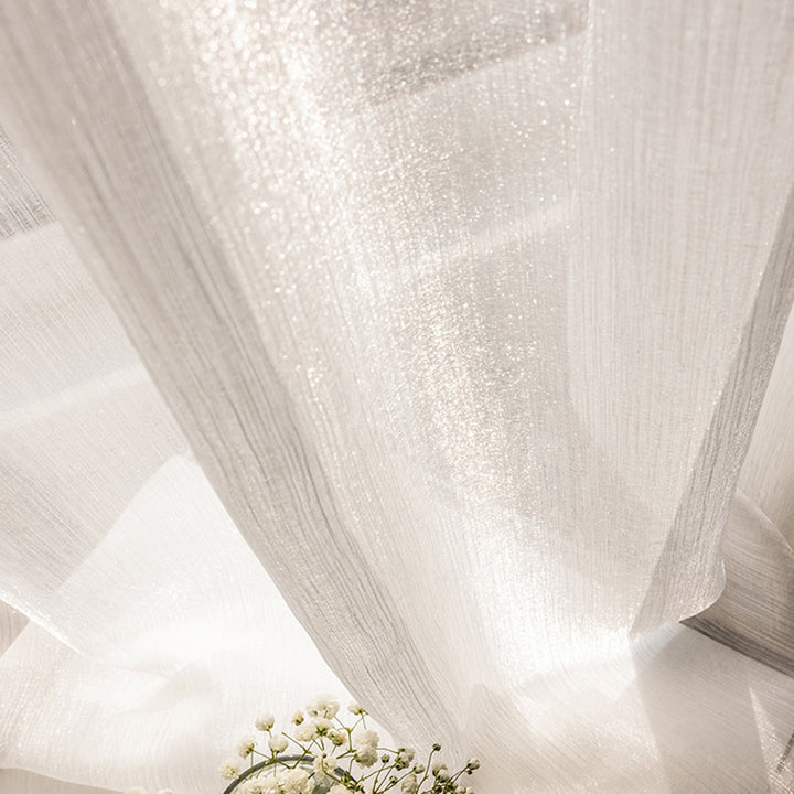 Transparente Linse Gardiner, Lyse og Moderne for Stue | Skanto