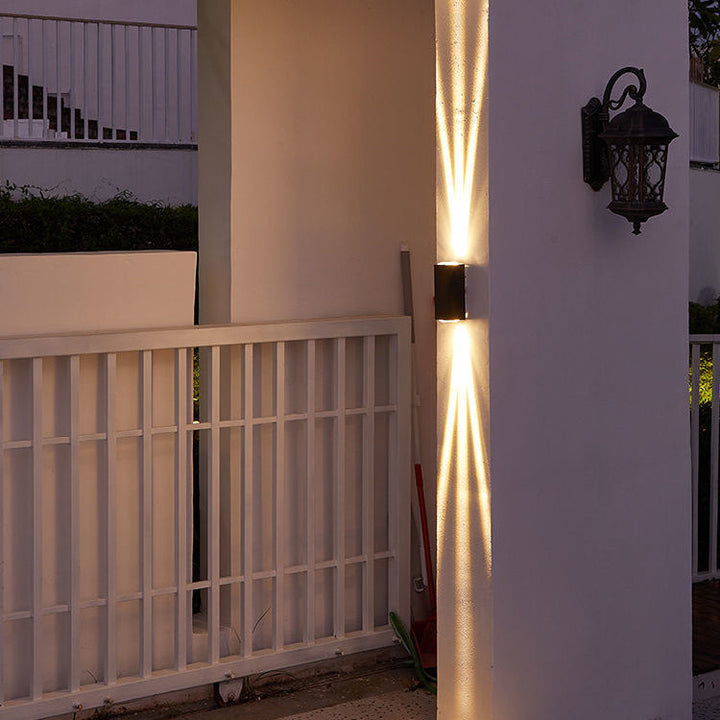 Moderne Minimalistisk Utendørs Vanntett Strålekaster LED Utendørs Dekorativ Vegglampe | Skanto