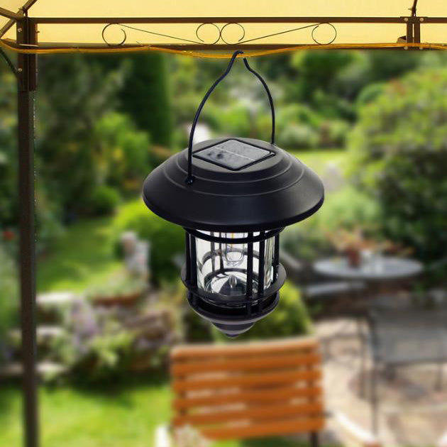 Tradisjonell europeisk sol utendørs vanntett induksjon LED dekorativ vegglampe | Skanto