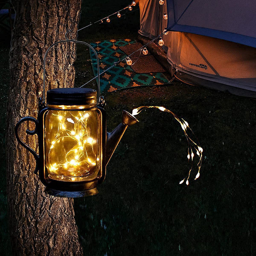 Solar Creative Fairy Frosted Glass Jar LED Utendørs Lys | Skanto