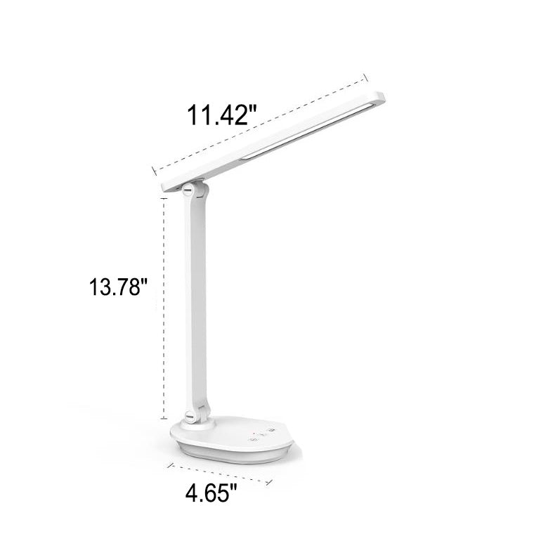 Skanto | Moderne Dobbel Follbar Øyepleie Trådløs Oppladbar LED Skrivebordslampe