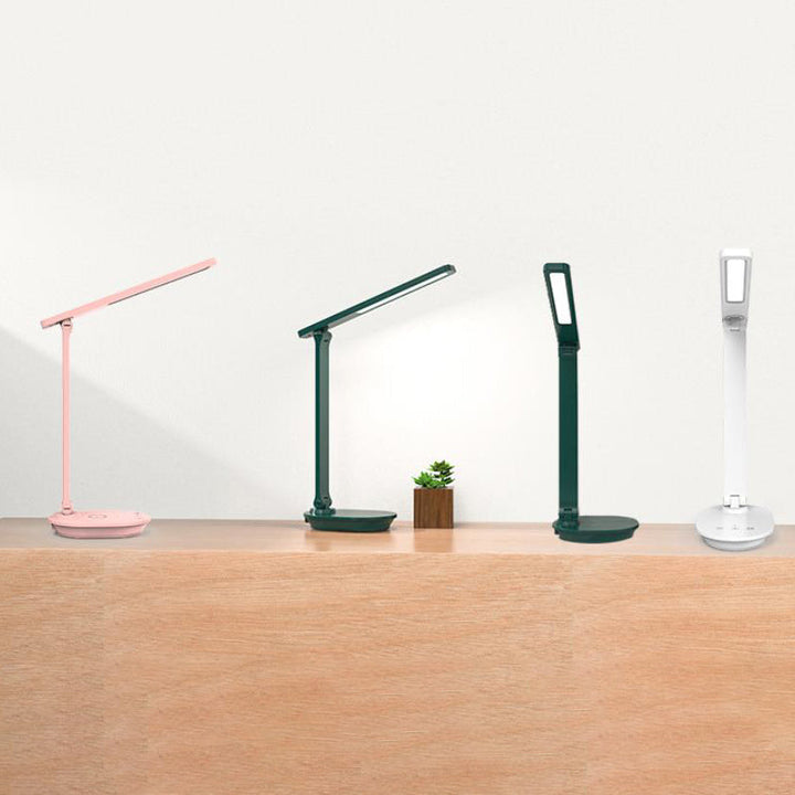 Skanto | Moderne Dobbel Follbar Øyepleie Trådløs Oppladbar LED Skrivebordslampe