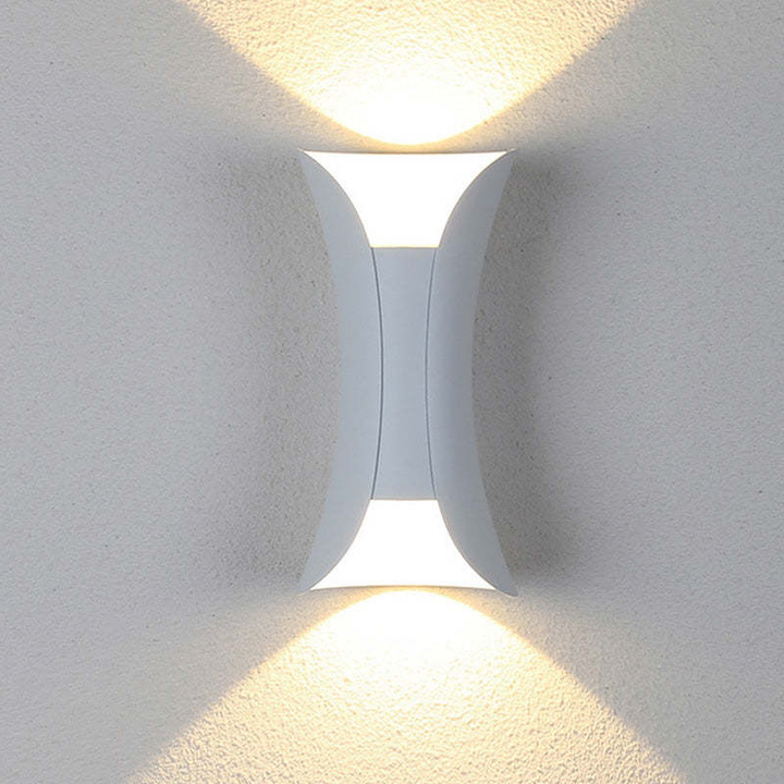 Skanto | Holdbar Utendørs Vanntett LED Aluminiumsvegglampe