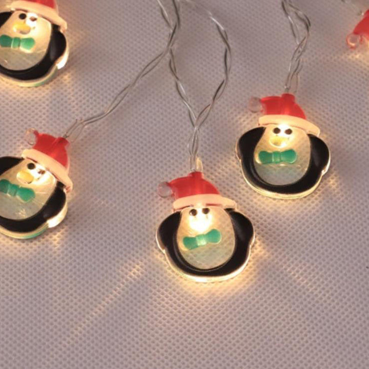 Skanto | Jule Santa Claus Dekorative LED Batteri Lyskjede