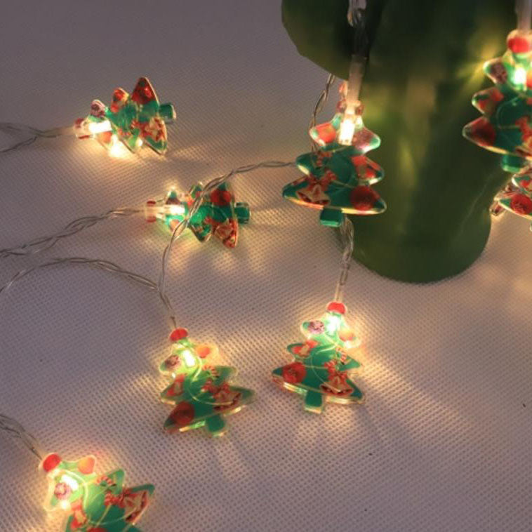 Skanto | Jule Santa Claus Dekorative LED Batteri Lyskjede