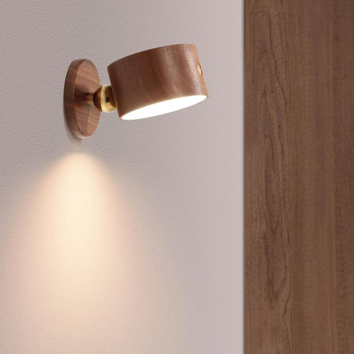 Skanto | Enkel tre USB-oppladbar berøringsmagnet LED nattlys vegglampe