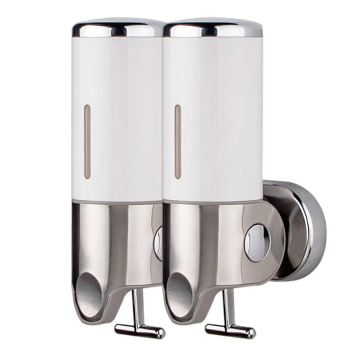 Seifenhalter und -spender, wandmontiert, Edelstahl, Seifenspenderpumpe for Badezimmer und Dusche