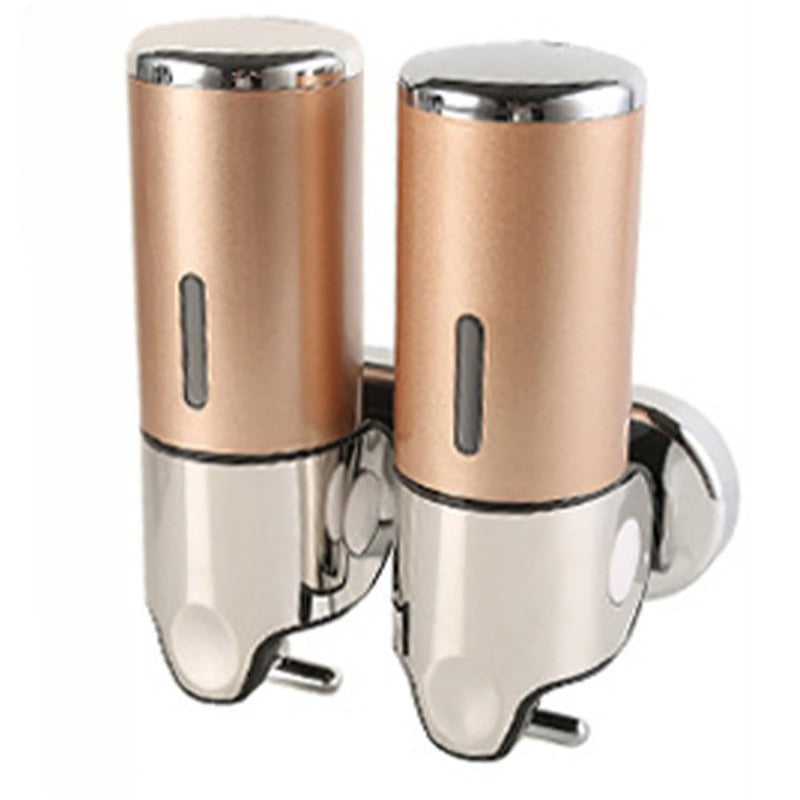 Seifenhalter und -spender, wandmontiert, Edelstahl, Seifenspenderpumpe for Badezimmer und Dusche