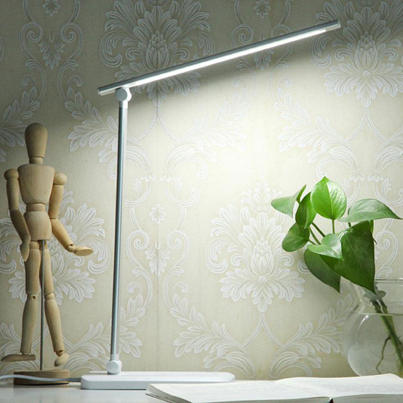 Skanto | Minimalistisk Intelligent Firkanthåndtak Sammenleggbart USB LED Skrivebordslampe