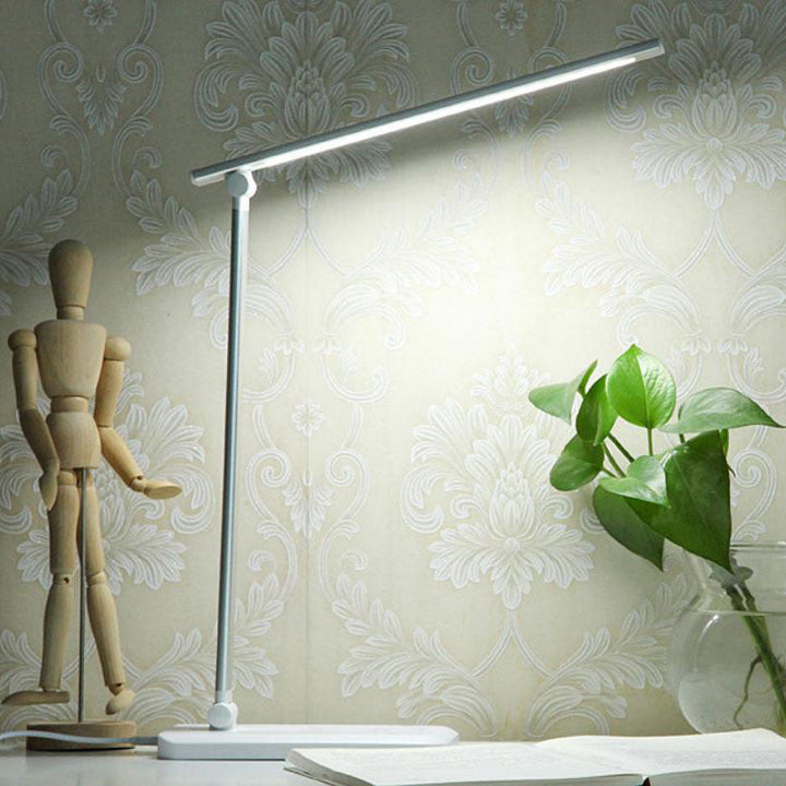 Skanto | Minimalistisk Intelligent Firkanthåndtak Sammenleggbart USB LED Skrivebordslampe