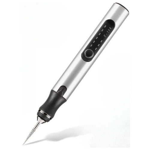 Skanto | USB-Oppladbar Gravørpenn | Presis og Stillegående | Metall, Justerbar Hastighet