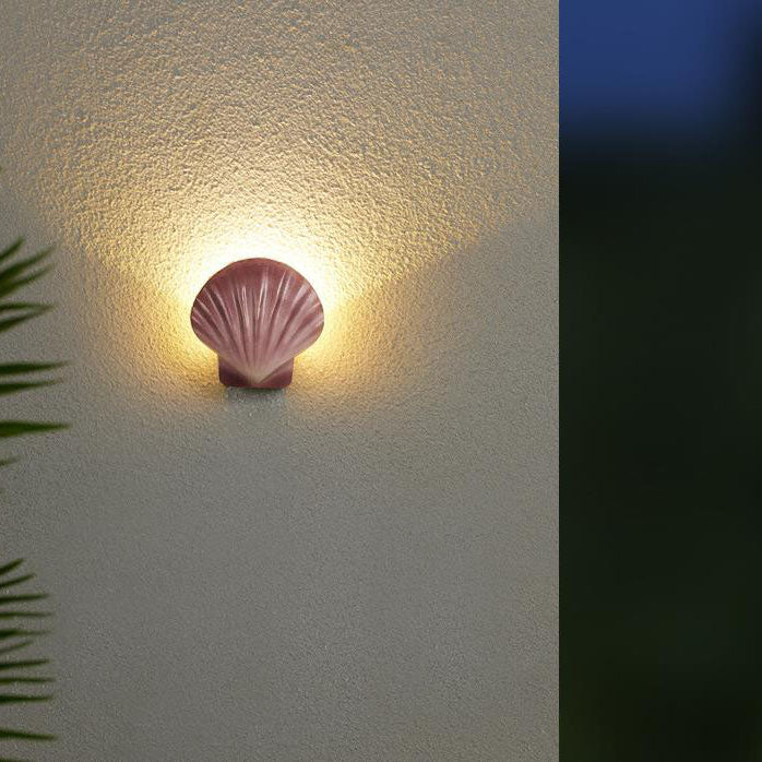 Utendørs Kreativ Skall Design Aluminium LED Vanntett Vegglampe | Skanto