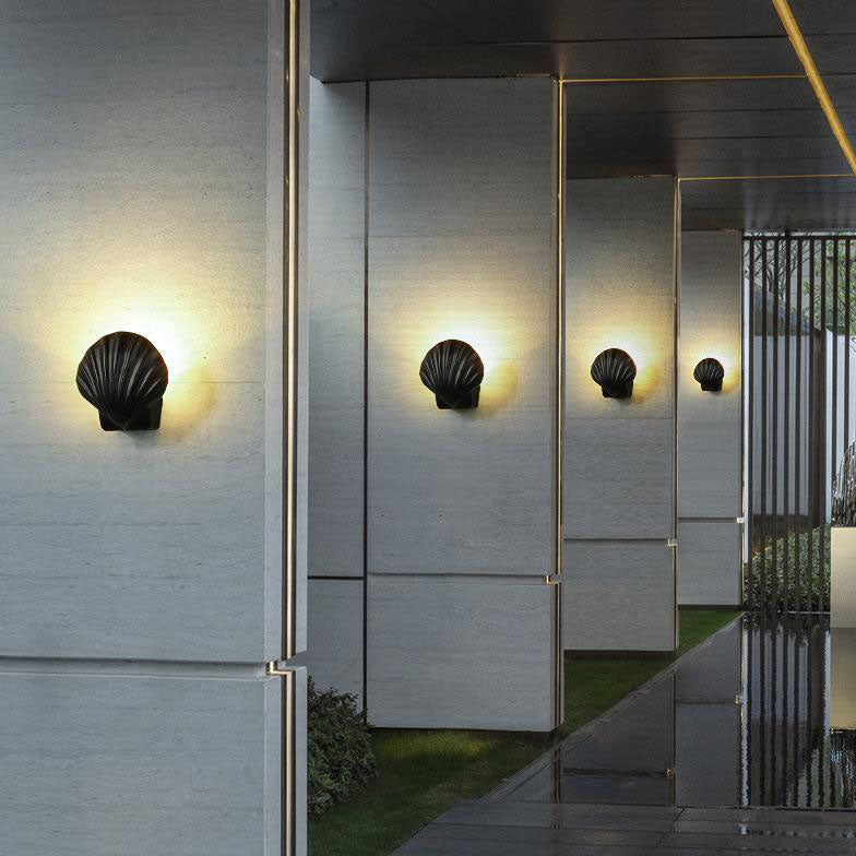 Kreativ design for utendørs bruk: Vanntett LED-vegglampe av aluminium med LED-belysning, laget av aluminium.