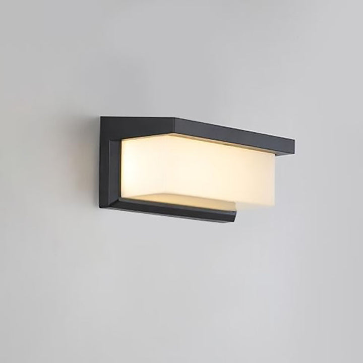 Skanto | Moderne Minimalistisk Solrektangel PC LED Utendørs Vegglampe For Utendørs Patio