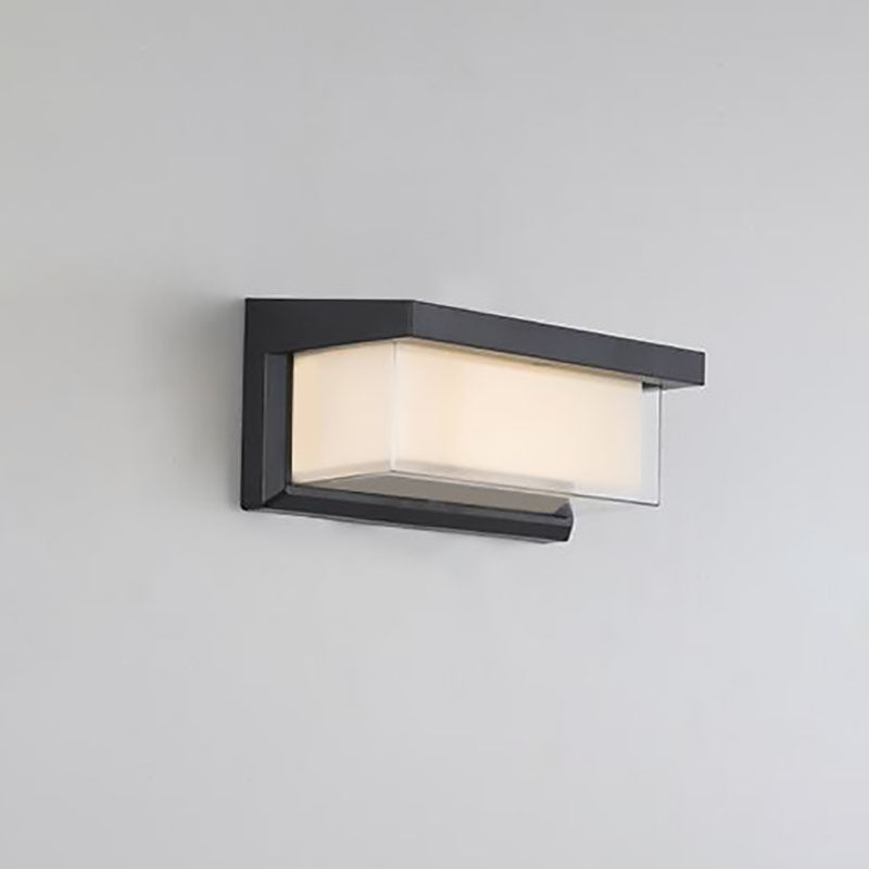 Skanto | Moderne Minimalistisk Solrektangel PC LED Utendørs Vegglampe For Utendørs Patio