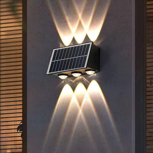 Moderne industriell sol vanntett ABS søyle LED vegglampe for utendørs terrasse | Skanto