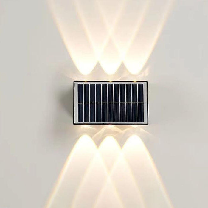 Moderne industriell sol vanntett ABS søyle LED vegglampe for utendørs terrasse | Skanto