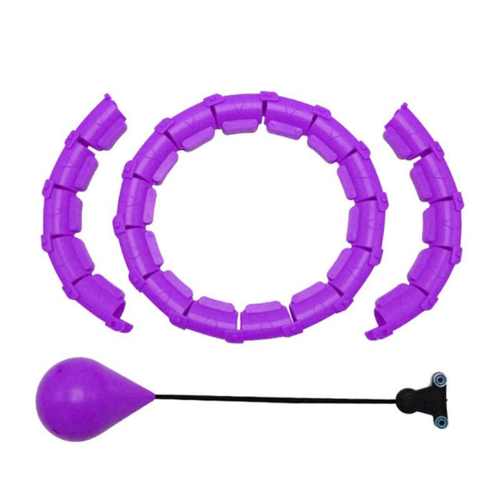 Skanto | Seksjon Justerbar Abdominal Vektet Hula Hoop - Tilgjengelig i 2 Farger