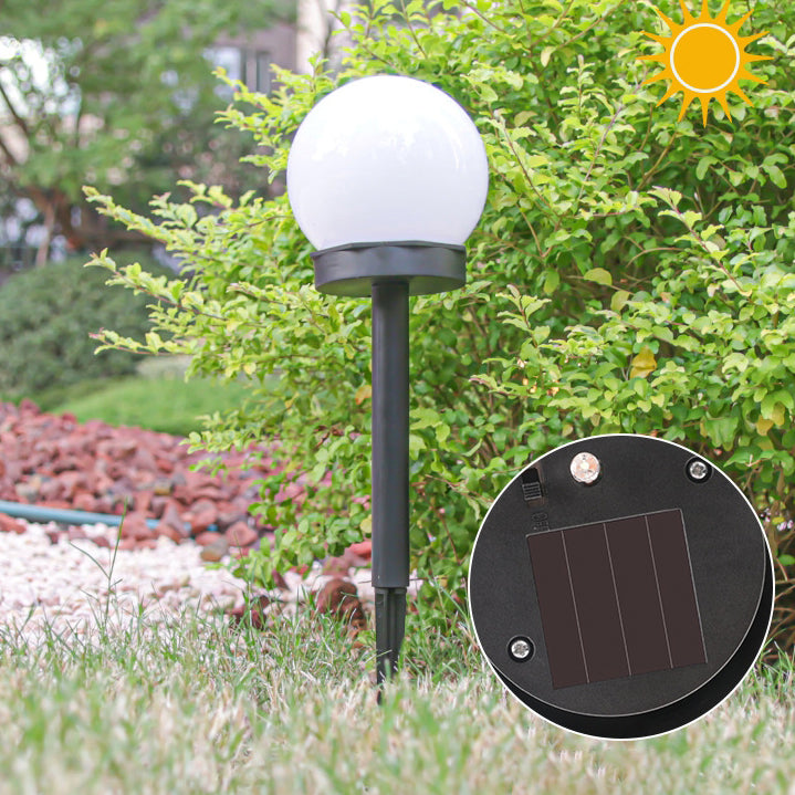 Moderne Minimalistisk Vanntett Sol Globe ABS LED Landskapslys For Hage | Skanto