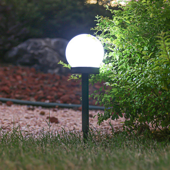 Moderne Minimalistisk Vanntett Sol Globe ABS LED Landskapslys For Hage | Skanto