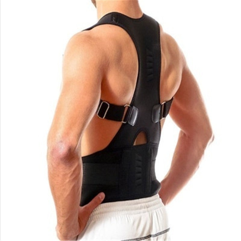 Skanto | BackPosture Pro Magnetisk Holdningsbelte – Støtte & Smertelindring for Hverdag