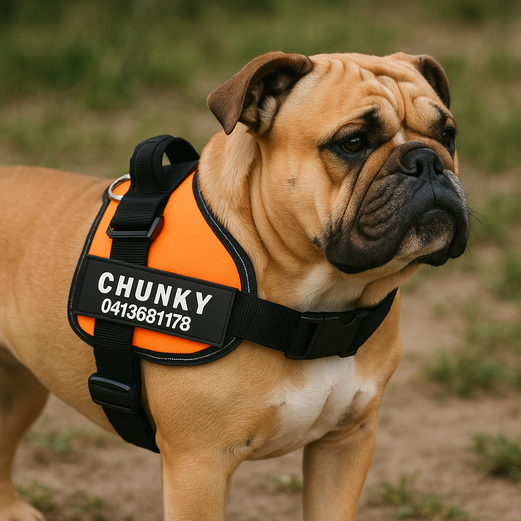 Skanto | Personliggjort Ingen Trekk Hundesele med Justerbar Passform