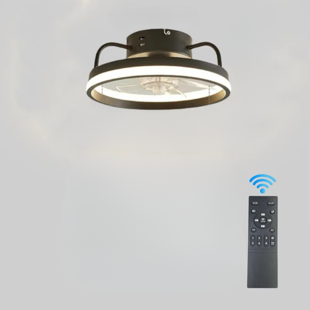 Skanto | 55W Multifunksjonell Takvifte med LED-lampe og Fjernkontroll