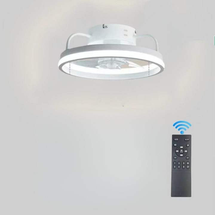 Skanto | 55W Multifunksjonell Takvifte med LED-lampe og Fjernkontroll