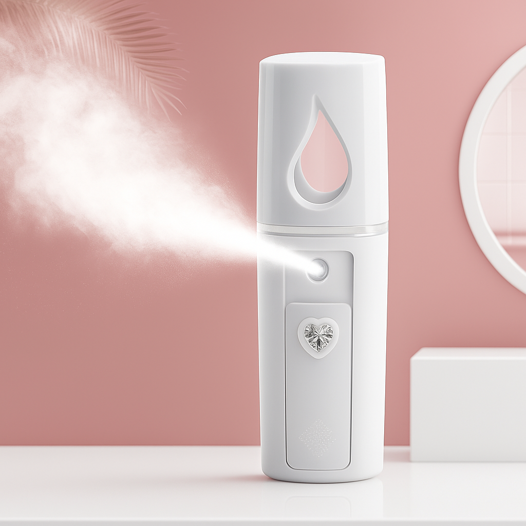 Dyp Hydrering Nano Mist – USB-ladbar Håndholdt – Reiseliv & Hjemmeskincare Skanto