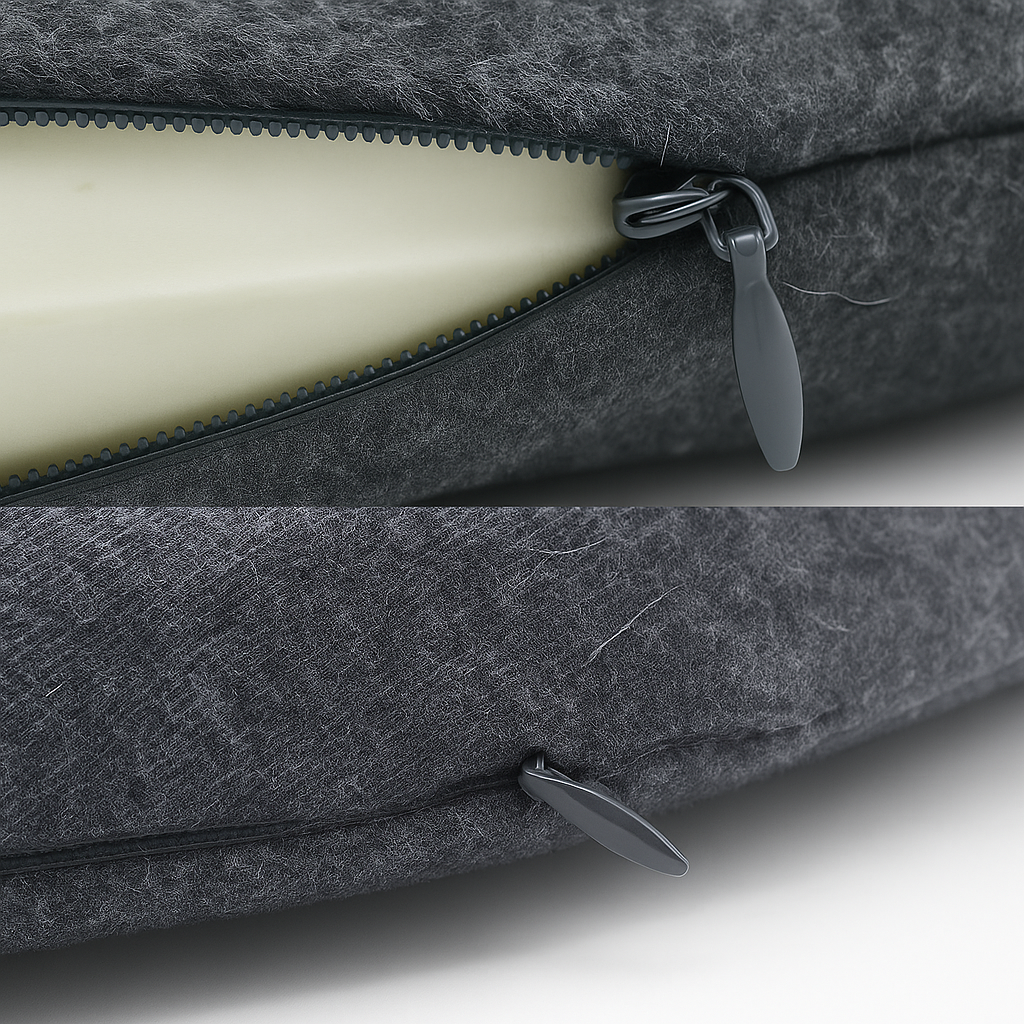 Minnesv foam ryggsmerte lindring – Ergonomisk høy-densitets støtte – Bærbar for arbeid og reise Skanto