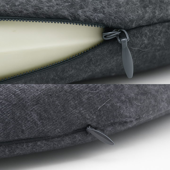 Minnesv foam ryggsmerte lindring – Ergonomisk høy-densitets støtte – Bærbar for arbeid og reise Skanto