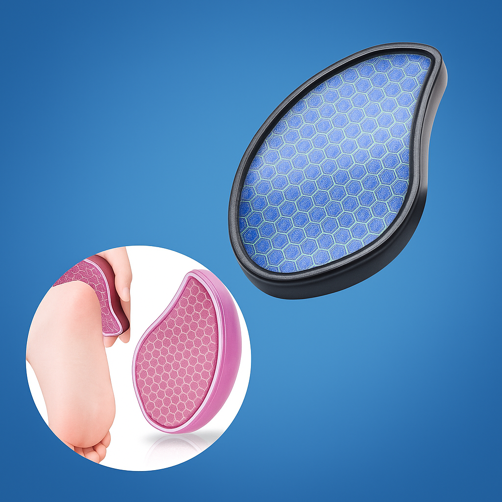 Skin Remover – Nano Glass Surface – Vaskbar & Skånsom – Glatt Sprukne Hæler Hjemme Skanto