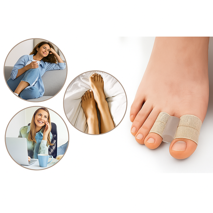 Bunions & Overlappende Tålindring – Myk Fleksibel Gel Design – Daglig Sko Komfort Skanto