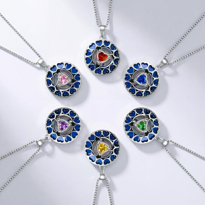 Skanto | Lunara | 18K Gullbelagt Fødselssteins Halskjede Moonstar Design