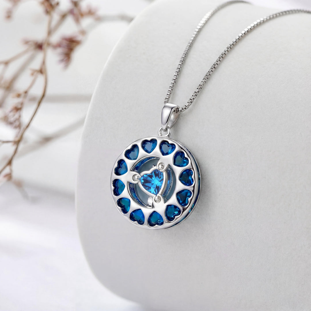 Skanto | Lunara | 18K Gullbelagt Fødselssteins Halskjede Moonstar Design