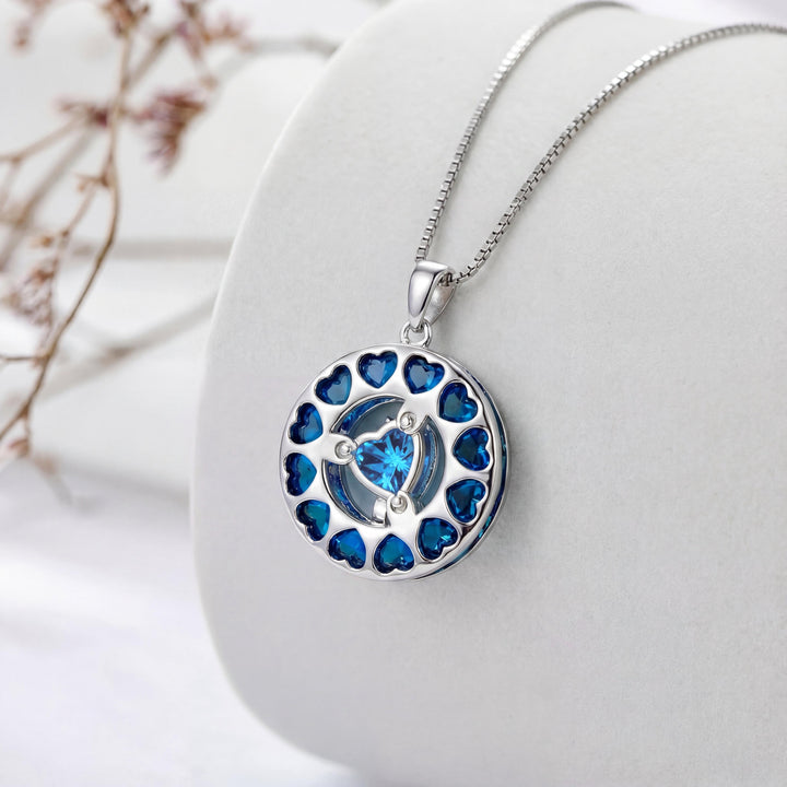 Skanto | Lunara | 18K Gullbelagt Fødselssteins Halskjede Moonstar Design