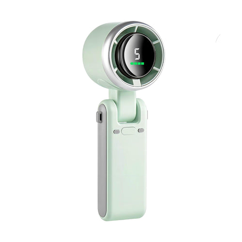 3-i-1 Mini Håndholdt Turbo Vifte – Skrivebord, Nakke & Bærbar Kjølevifte (Oppladbar) | Skanto
